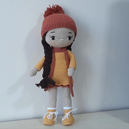 Amigurumi Örgü Oyuncak Kız Bebek