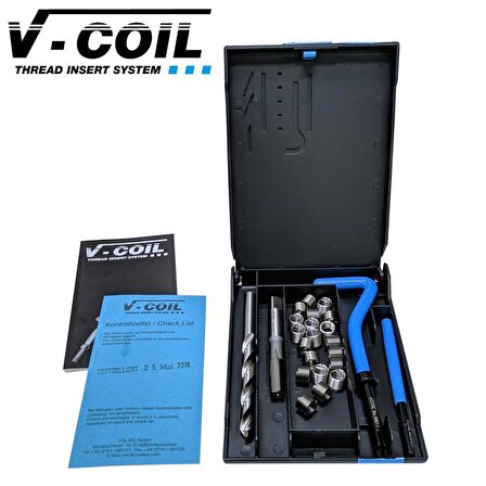 V-Coil M10x1.5 Helicoil Seti Diş Tamir Takımı