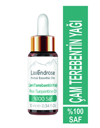 Çam Terebentin Yağı %100 Saf *Bitkisel Aromaterapi Yağı 10ml* Saç Bakım Yağı * Pine Turpentine Oil