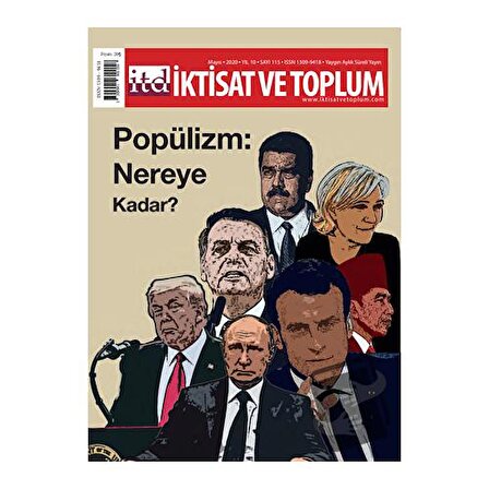 İktisat ve Toplum Dergisi Sayı: 115 Mayıs 2020