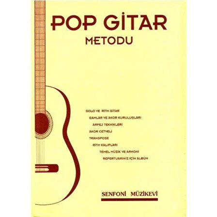 Senfoni Yayınları Pop Gitar Metodu