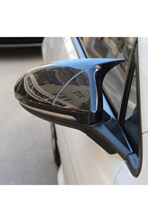 Vw Golf 7 7.5 Batman Yarasa Ayna Kapağı Piano Black Abs Plastik Uyumlu