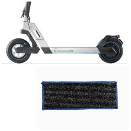 elektrikli scooter aksesuar Hifree G1 uyumlu Paspas (koruyucu) mavi kenar sade