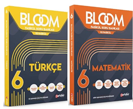 ARTIBİR YAYINLARI 6. Sınıf Bloom Türkçe + Matematik Fasikül Soru Bankası (2 Kitap)