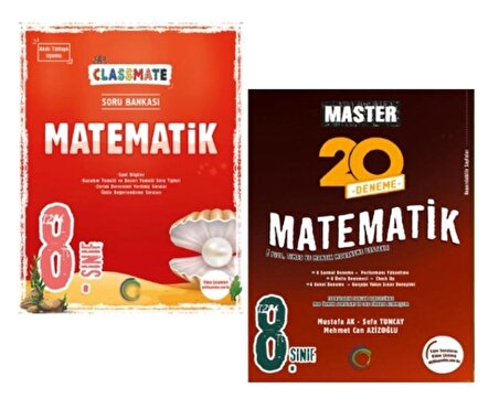 OKYANUS YAYINCILIK 8. Sınıf Classmate Matematik Soru Bankası + Master 20 Matematik Denemesi (2 Kitap)