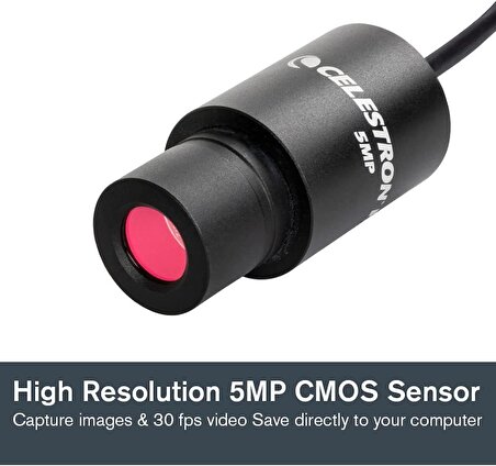 Celestron 5MP CMOS Dijital USB Mikroskop Görüntüleyici