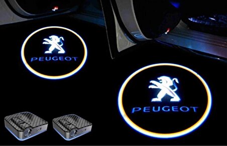Peugeot Araçlar Için Pilli Yapıştırmalı Kapı Altı Led