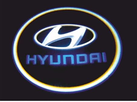 Hyundai Araçlarına Kapı Altı Led Logo Mesafe Sensörlü Yeni Nesil