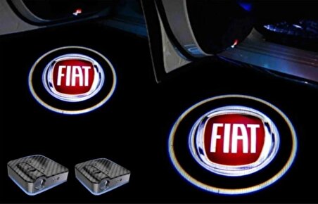Fiat Araçlarına Kapı Altı Led Logo Mesafe Sensörlü Yeni Nesil