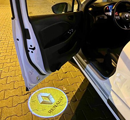 Renault Araçlarına Kapı Altı Led Logo Mesafe Sensörlü Yeni Nesil