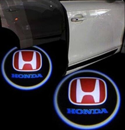Honda Araçlarına Kapı Altı Led Logo Mesafe Sensörlü Yeni Nesil