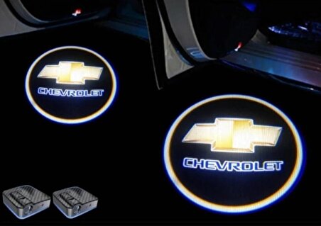 Chevrolet Araçlarına Kapı Altı Led Logo Mesafe Sensörlü Yeni Nesil