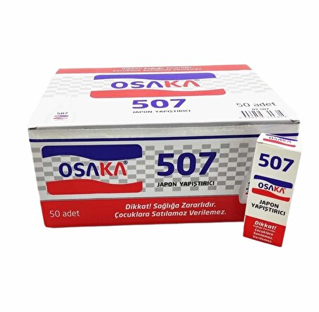 Osaka 507 Japon Süper Yapıştırıcı (50 Adetlik Kutu)
