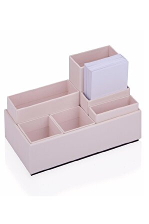 Gıpta Pastel Pink Tray Modular 4-Org7525-2161
