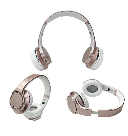 Sodo MH1 Hoparlör Özellikli Kulak Üstü Bluetooth Kulaklık Altın