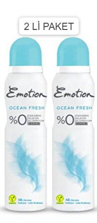 Emotion Ocean Fresh Kadın Deodorant 150 ml 2'li Paket