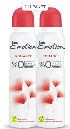 Emotion Romance Kadın Deodorant 150 ml 2'li Paket