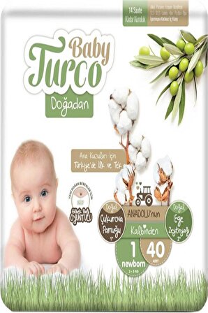 Baby Turco Doğadan 1 No Yeni Doğan 40 Lı
