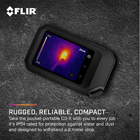 FLIR C3-X Kompakt Termal Görüntüleme Kamerası