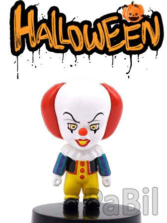 Halloween Horror Serisi Aksiyon Figür Hediyelik Oyuncak 5 Cm - Pennywise 2
