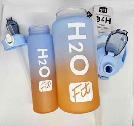 Fit H2O İkili Matara Seti B:2000 Ml K:700 Ml