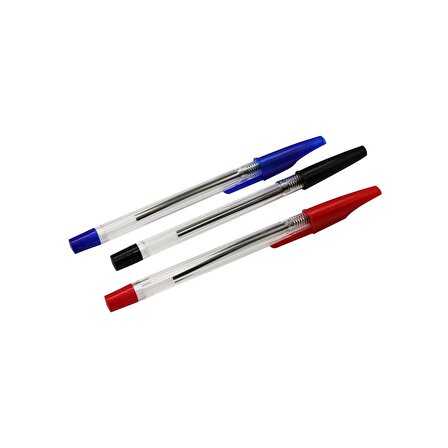 Avantajlı Tükenmez Kalem Seti 20 Paket - 3 Renk (Siyah, Mavi, Kırmızı)