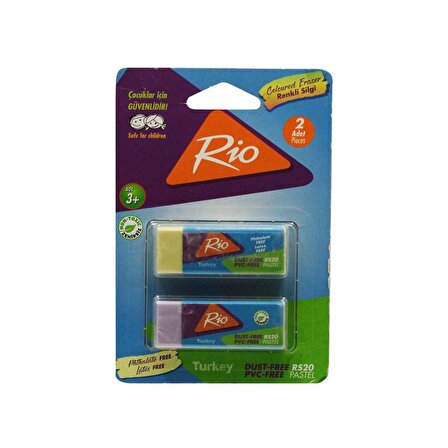 Rio Pastel 2'li Silgi Seti 24 Paket