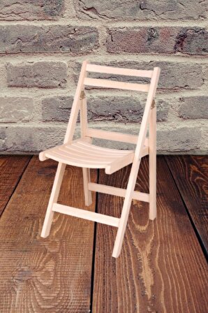 Sandalye KATLANIR Model Kayın Torna ayka Ham Ürün El Yapım