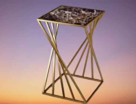Bengi Fiskos Zlf Burgu Model Metal Transmisyon Çelik Gold Renk Kaplama Temper Cam El Yapımı