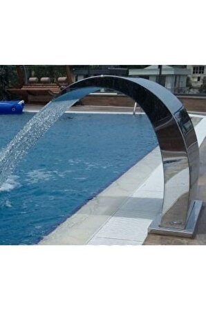 Bengi Havuz şelale Kobra 500-600 mm 316 kalite 1,2 mm Paslanmaz çelik El Yapım