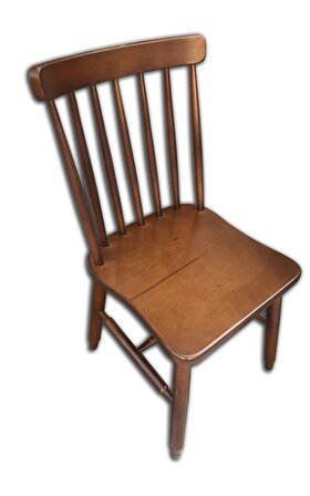 bENGİ Sandalye YONCA  ÇITALI Model Kayın Torna RETRO İskelet parlak CEVİZ Natüre Kutuda sevk  El Yapım