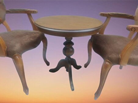 Bengi Fiskos-Berjer Sandalye Kelebek Model Ceviz Natüre Babyface Kapitone Kumaş Aslan ayak EL Yapım