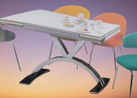 Bengi Masa İNCİ SNT C Model Metal Çelik Nikelaj Ayak Masa Metal MADRİD Dökme Sünger Sandalye El Yapım