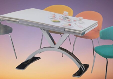 Bengi Masa İNCİ SNT C Model Metal Çelik Nikelaj Ayak Masa Metal MADRİD Dökme Sünger Sandalye El Yapım