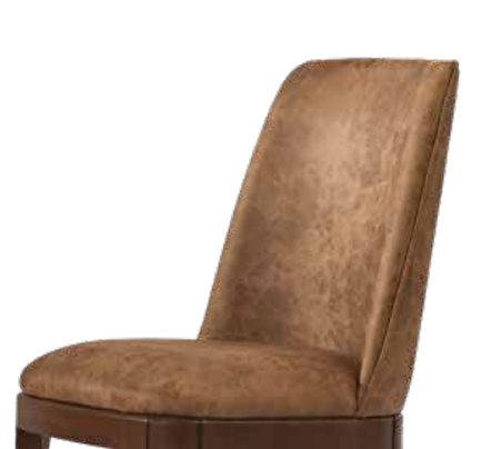 Bengi Sandalye Zus062 Model Camel Renk Ortopedik Oturum Sırtı Kavrar Ceviz Boya Kayın Ayak El Yapım