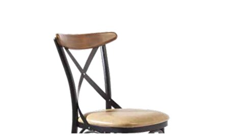 Bengi Sandalye Zus256 ÇAPRAZ PAPEL Sırtlık Model Siyah-Açık Ceviz-Bej Yumuşak Oturum Ahşap Kayın El Yapım