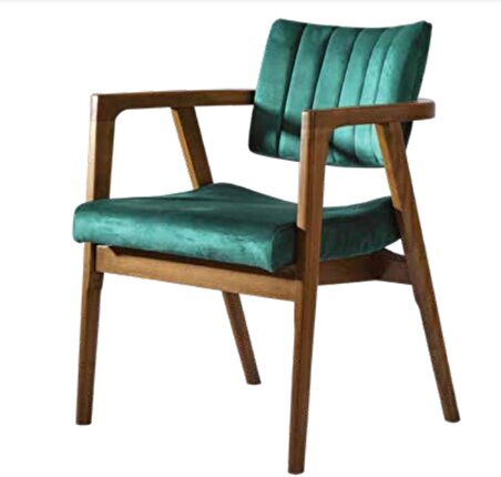 Bengi Sandalye Zus140 Dilimli Sırtlık MODEL Ahşap Kayın İskelet Döşeme El Yapım