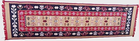 Kilim Antik 80-300 Otantik  Motifler Model Naturel  Boya Çift Taraflı Kullanım El yapımı