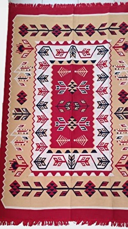 Kilim Antik 140-215 Otantik  Motifler Model Naturel  Boya Çift Taraflı Kullanım El yapımı