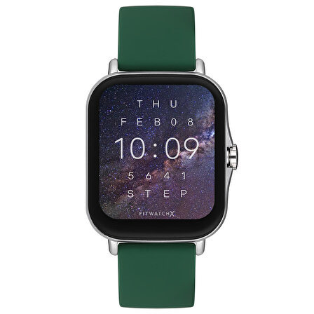 Fitwatch FT202201F902 Gümüş - Yeşil Akıllı Saat