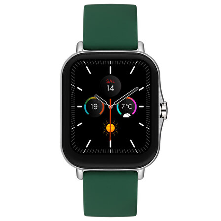 Fitwatch FT202201F902 Gümüş - Yeşil Akıllı Saat