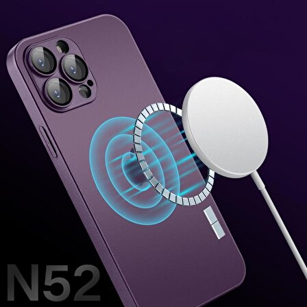 İphone 12 Pro Uyumlu Magsafe Ag Glass Buzlu Cep Telefopnu Kılıfı