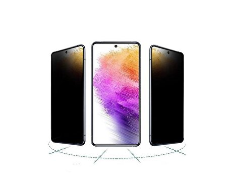 Samsung Galaxy A54 Uyumlu Hayalet Privacy Esnek Mat Nano Ekran Koruyucu