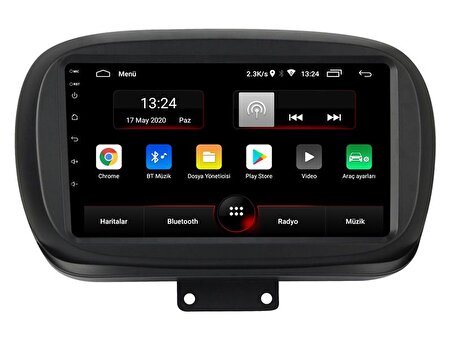 Fiat 500X Android Multimedya Sistemi (2014-2021) 4 GB Ram 64 GB Hafıza 8 Çekirdek Nakamichi Japon Markası