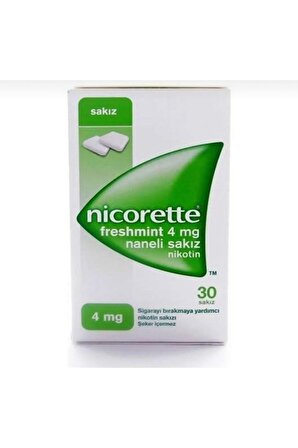 Nicorette 4 Mg Naneli Sakız 30 Adetli