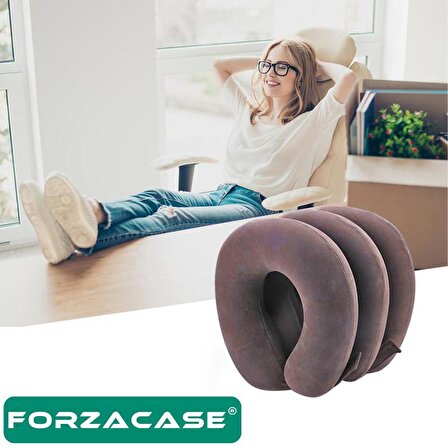 Forzacase 3 Katlı Ortopedik Şişme Boyunluk Yastık - FC018