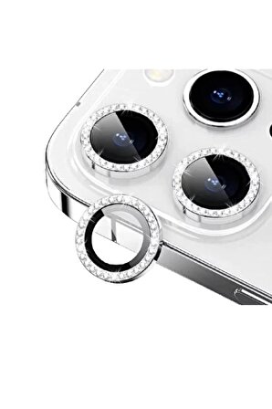 İphone 14 Pro /14 Pro Max Taşlı Hd Lens Koruyucu