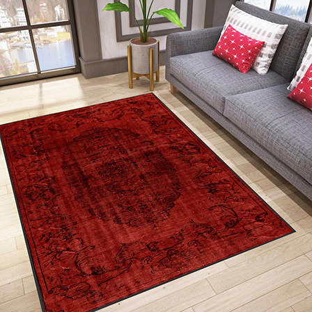 Dijital Baskı Yıkanabilir Kaymaz Taban Salon Halısı Ve Yolluk RVG0189-SD596