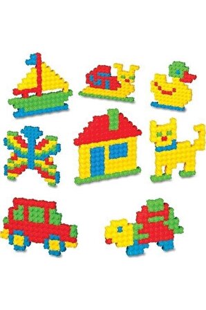 Tik Tak 500 Parça Lego Oyuncak, Dede Eğitici Lego Oyuncak
