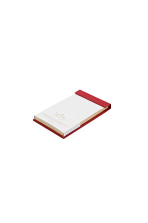 Vişne Kırmızısı Notepad Noktalı Not Defteri 9 x 15 cm.
